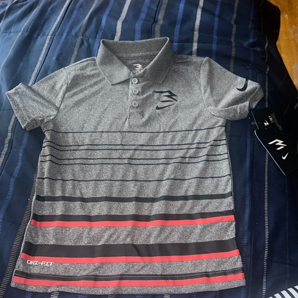 New Nike 3BRAND by Russell Wilson Short Sleeve Wordmark T-Shirt & Short Set - Picture 2 of 9